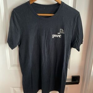 PWC - Short Sleeve Crew Neck Black Shirt - Black - Men’s Size Large